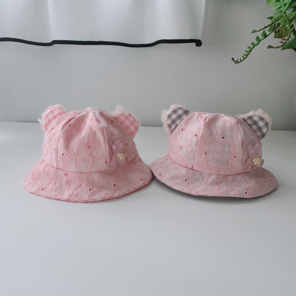 bear bucket hat - lace series -