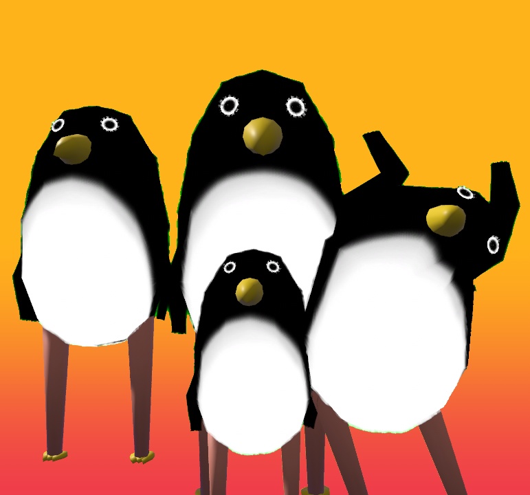 くくぺん(VRC用3Dモデル)