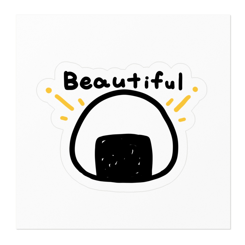 うつくしいステッカー