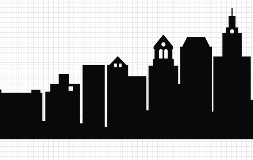 City skyline clipart