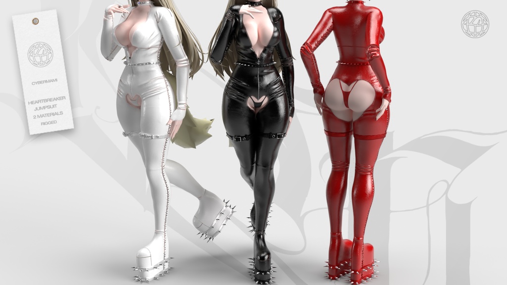 3D Heartbreaker Jumpsuit ルミナ LUMINA ジャンプスーツ