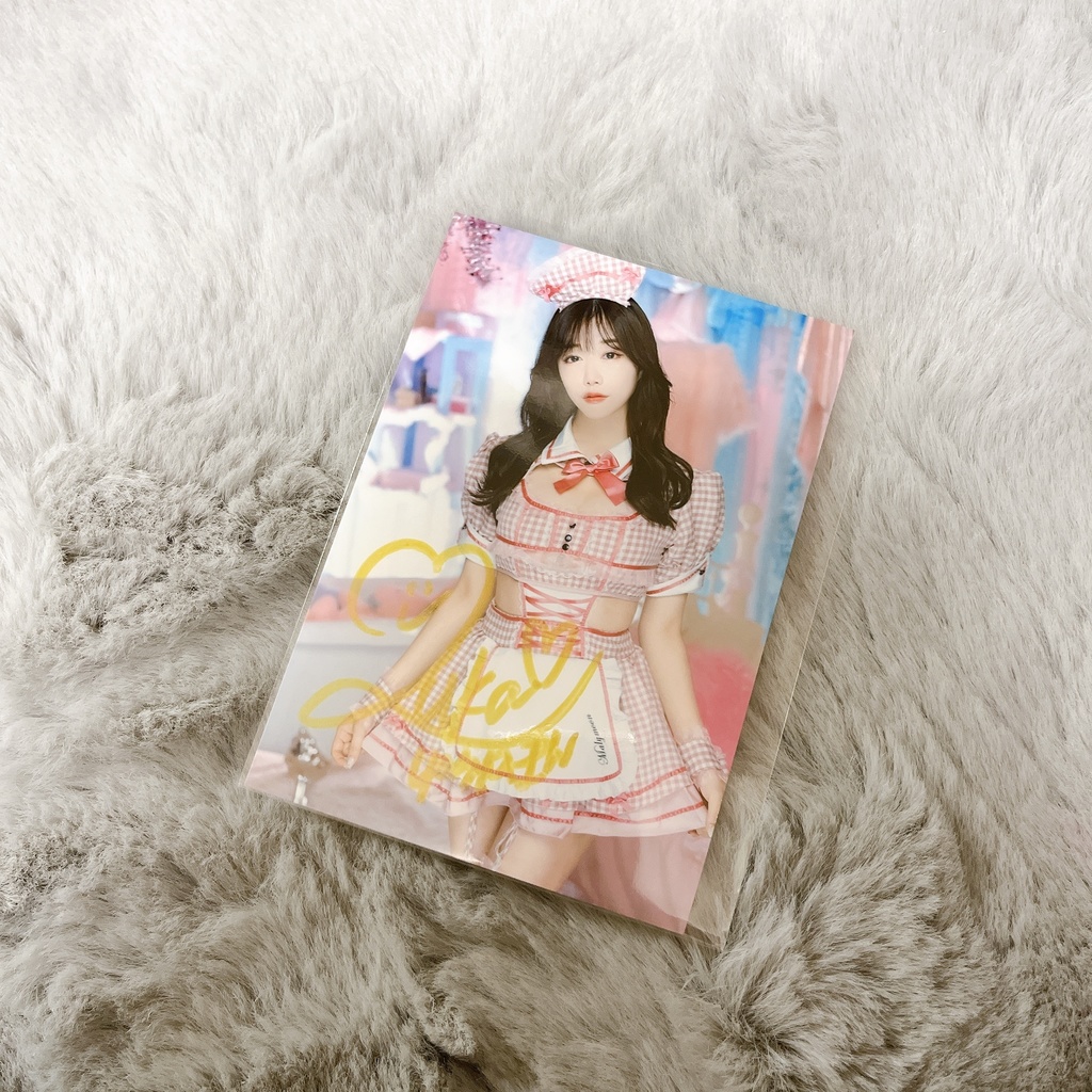 ピンクメイド♡デコチェキ