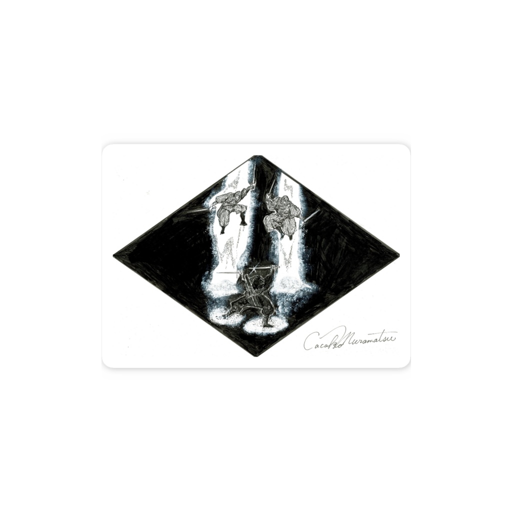 忍者スマホステッカー タイプ C