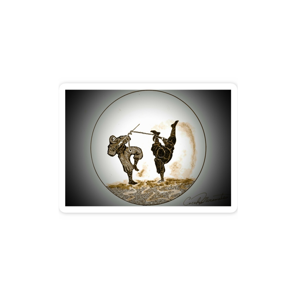 忍者スマホステッカー タイプ F