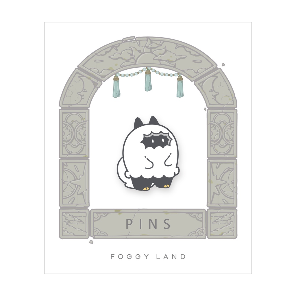 フワドコピンバッジ