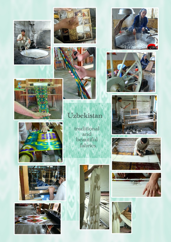 ウズベキスタン　伝統と美しい布