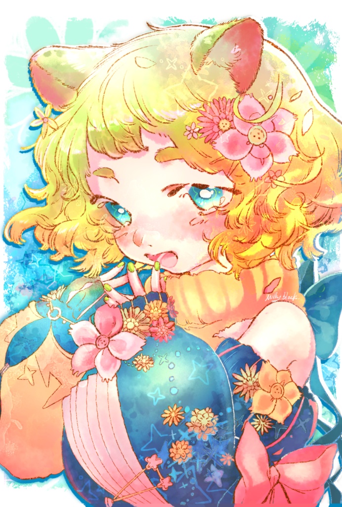 ポストカード「fille.」