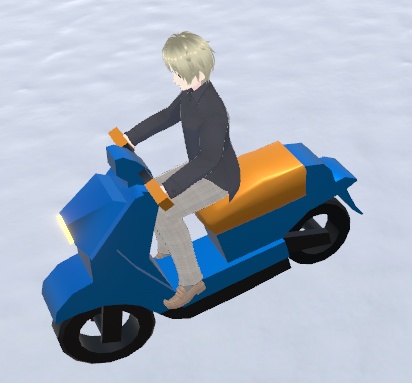 cluster用 バイク&サイドカー(ソリ)