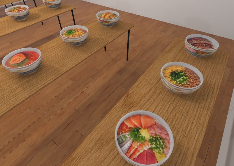 ローポリどんぶりセット(全18種+空2種)