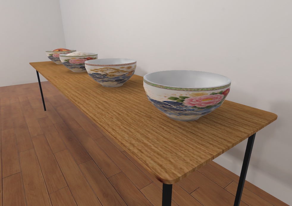 ローポリどんぶりセット(全18種+空2種)