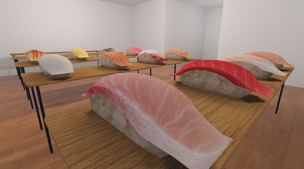 ローポリにぎり寿司セット(全12種)