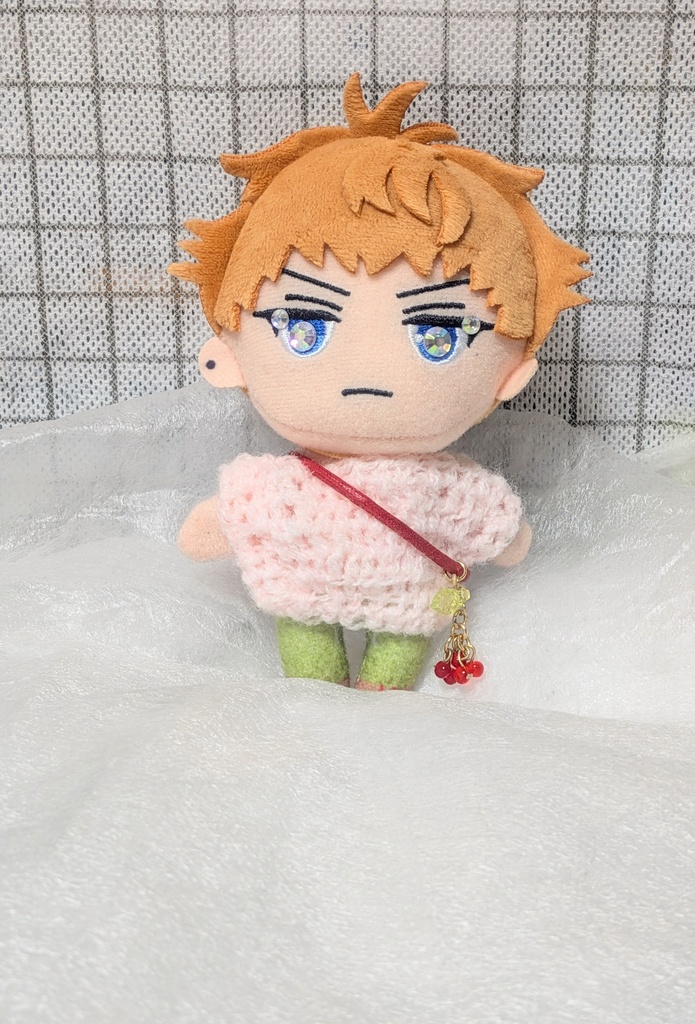 10cmぬい服!いちごみるくサマーニットセット