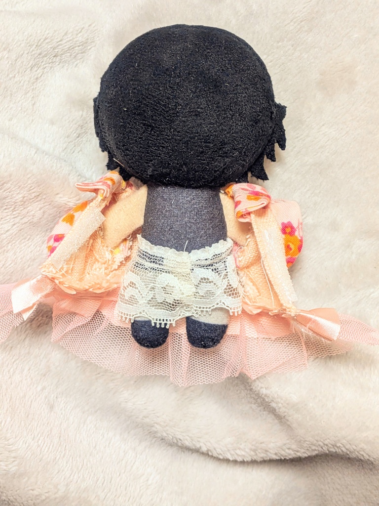 【10cmぬい服】和風ワンピースセット【ハンドメイド】