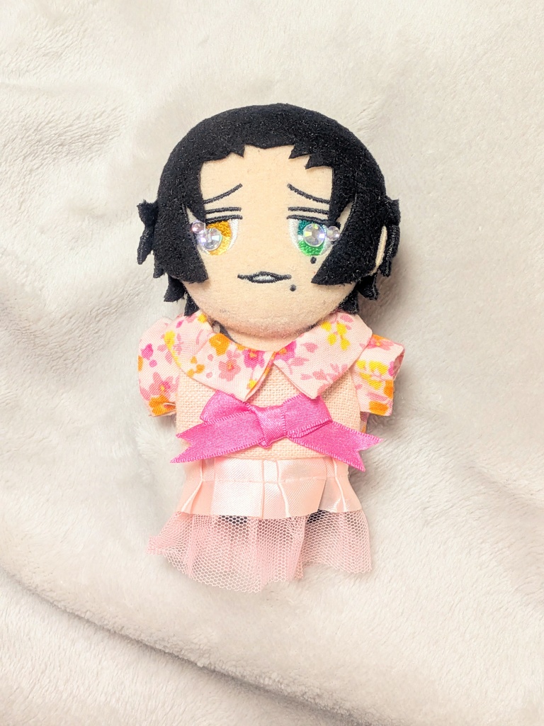 【10cmぬい服】和風ワンピースセット【ハンドメイド】