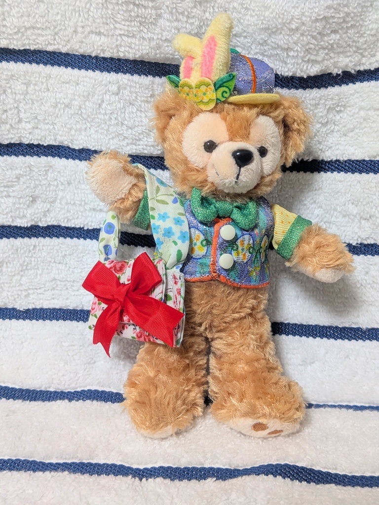 【10~15cmぬい服】ピンクフラワーのキュートート【ハンドメイド】