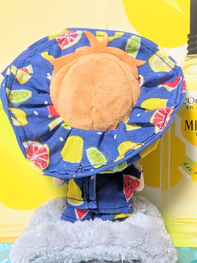 【10~12ぬい服】スイカのパジャマセット【ハンドメイド】