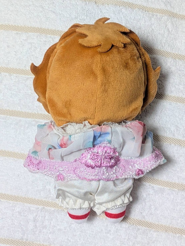 【16-20cmぬい服】パステルフラワーのセットアップ【ハンドメイド】