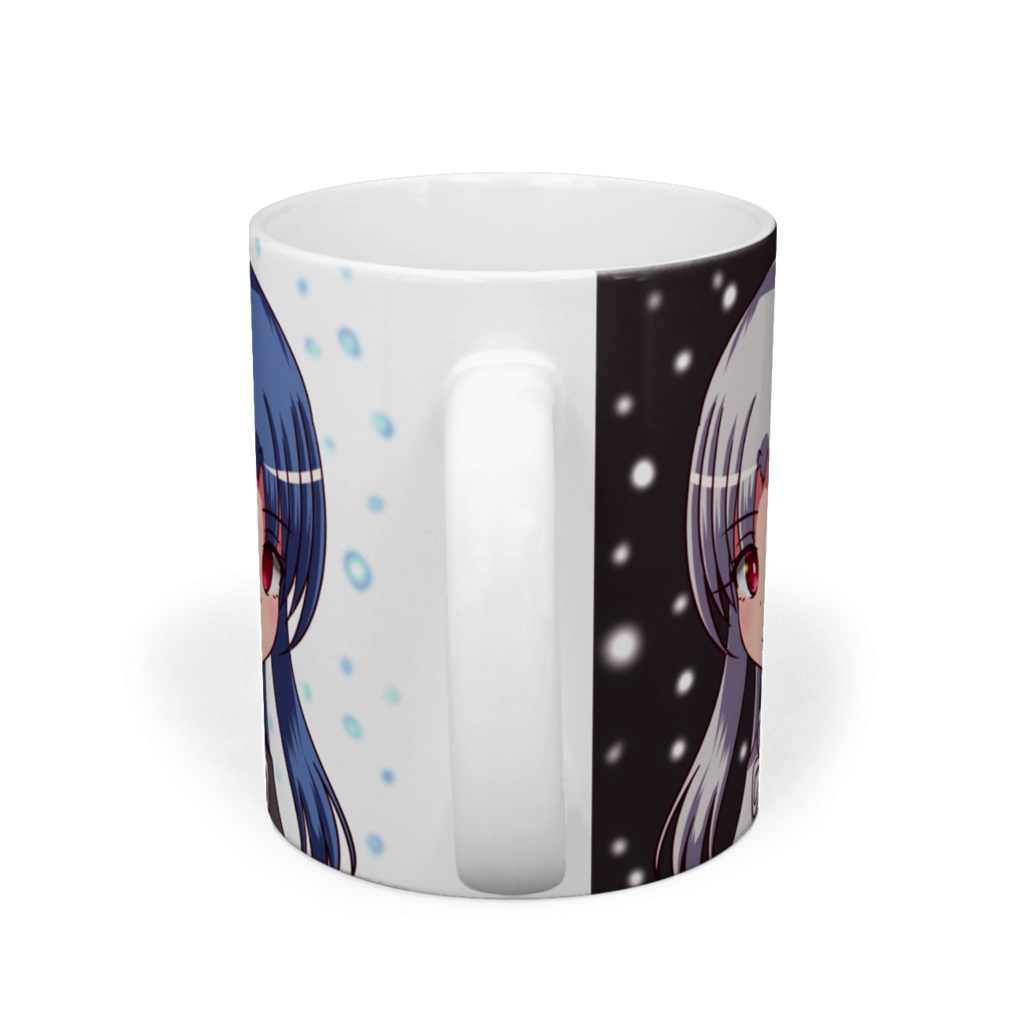 白黒レンちゃん両面マグカップ