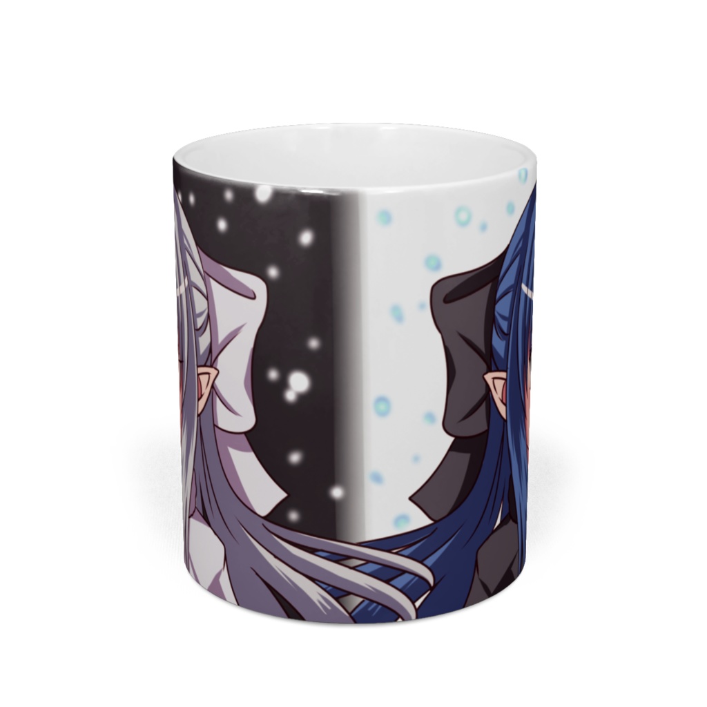 白黒レンちゃん両面マグカップ