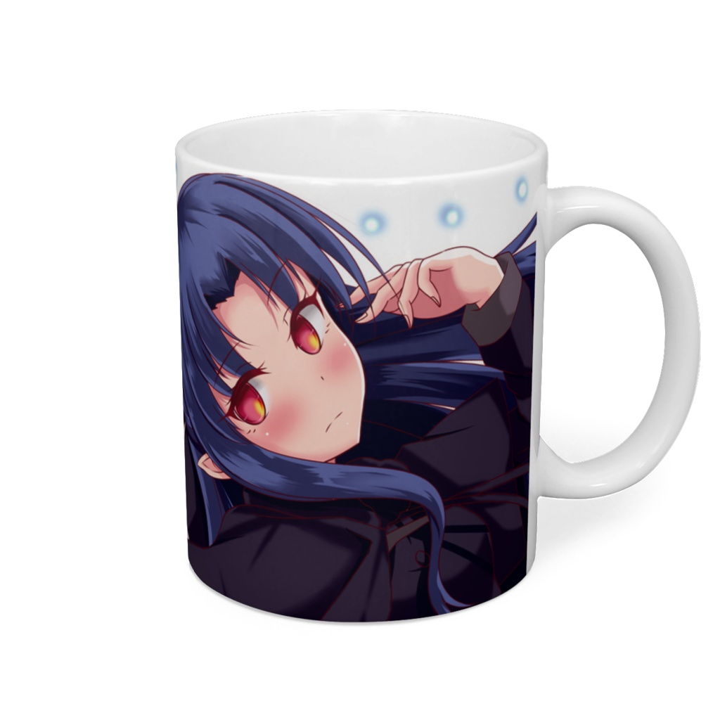 白黒レンちゃん両面マグカップVer02