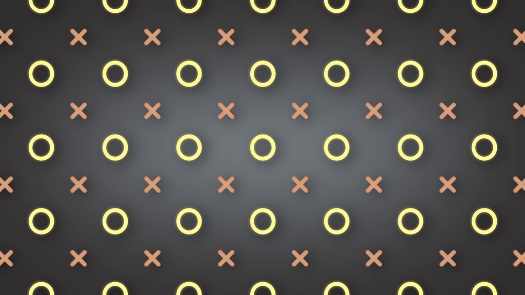 【フリー素材】O&X動画背景(5色差分)