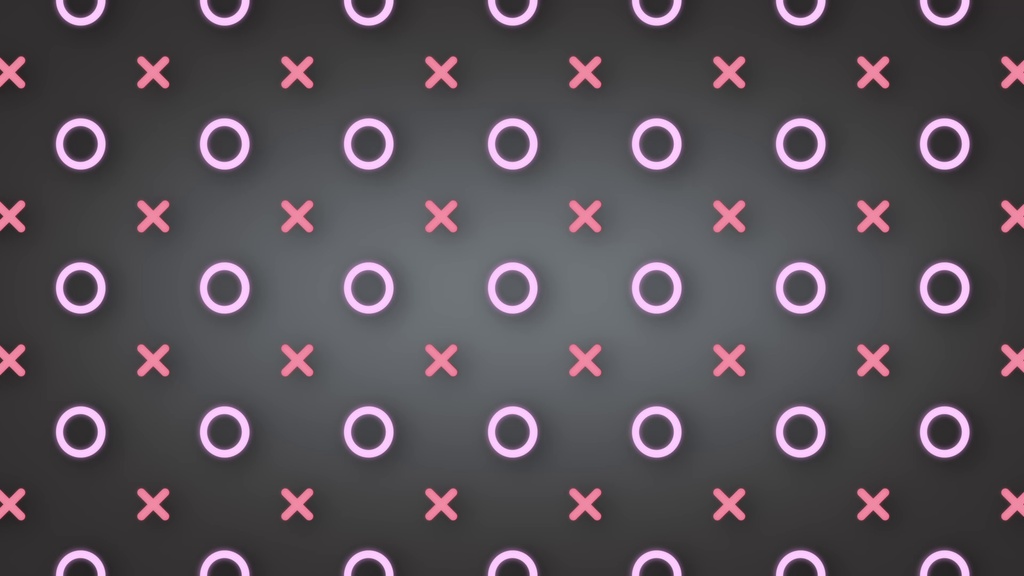 【フリー素材】O&X動画背景(5色差分)