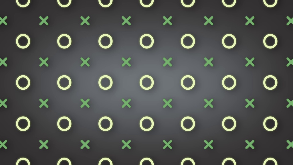 【フリー素材】O&X動画背景(5色差分)