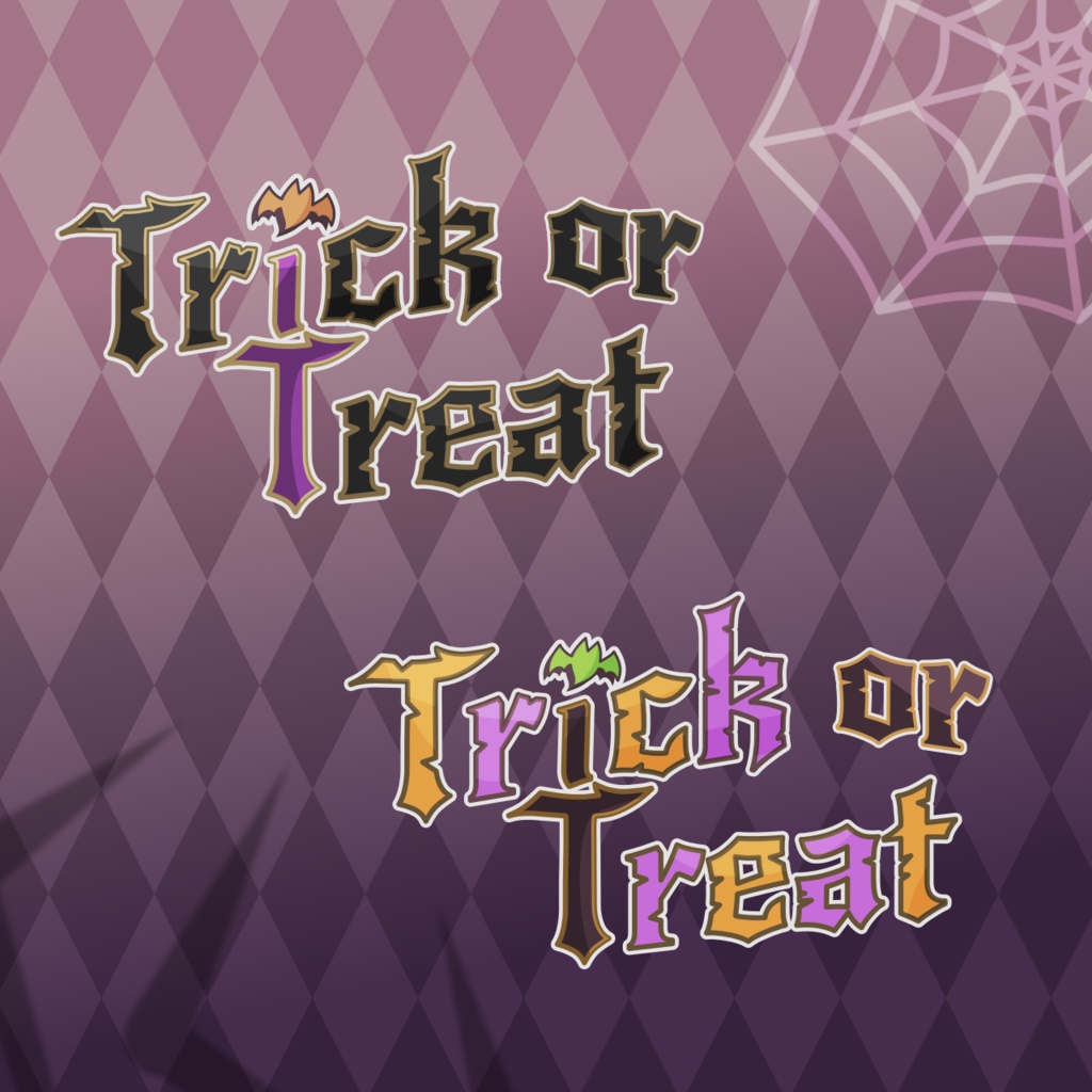 【フリーロゴ】Trick or Treat