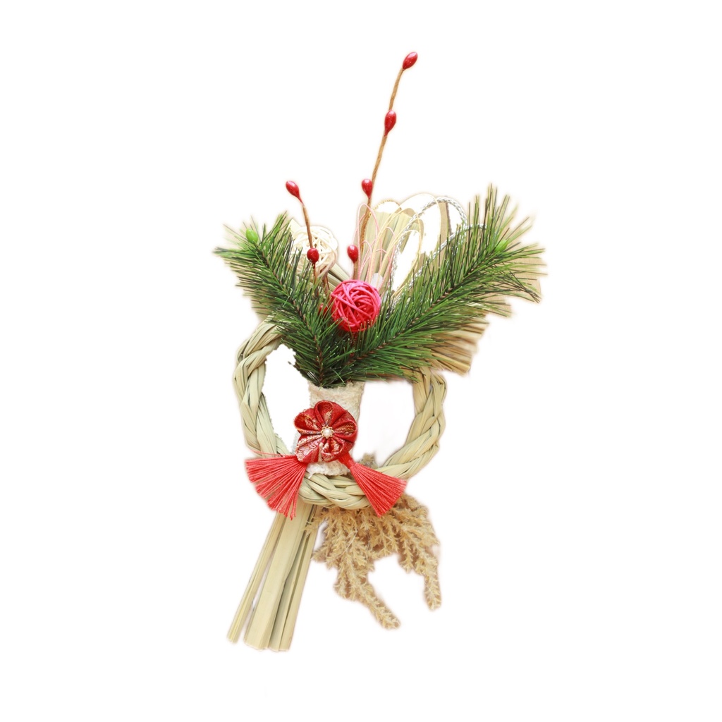 つまみ細工 お正月飾り(紅)