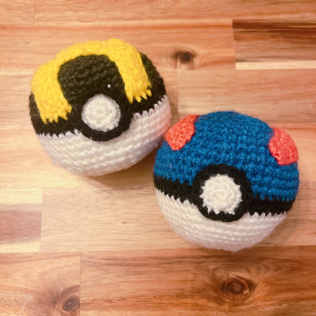 モンボ風かぎ編みボール