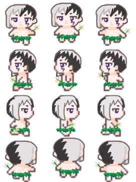 ピクスク用アバター ツルピカ2種