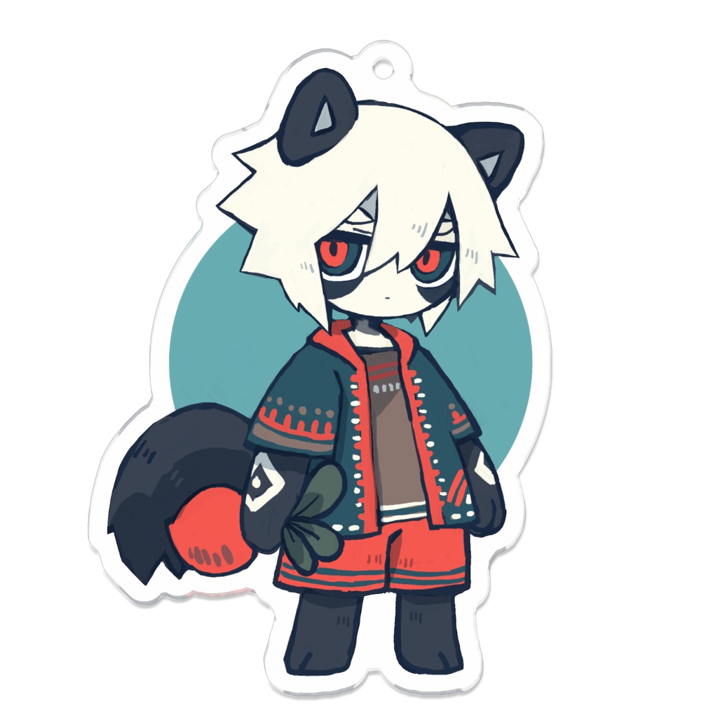 アクリルキーホルダー【シロクロ】