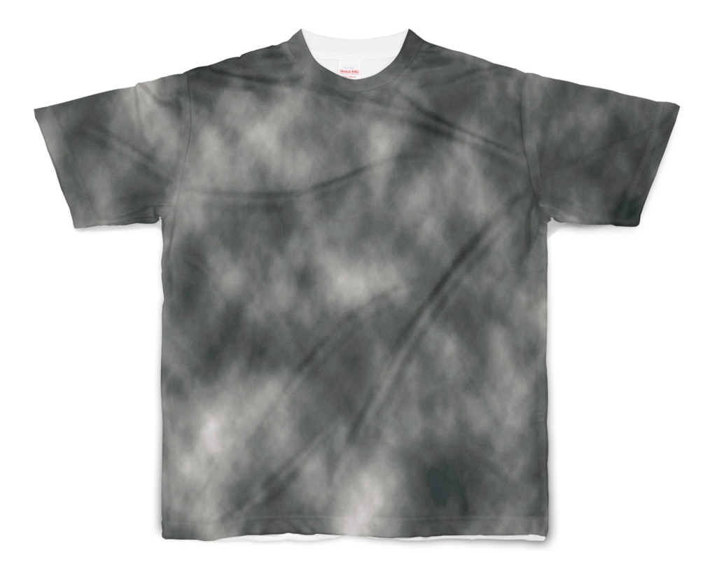ムラ染風フルグラフィックTシャツ