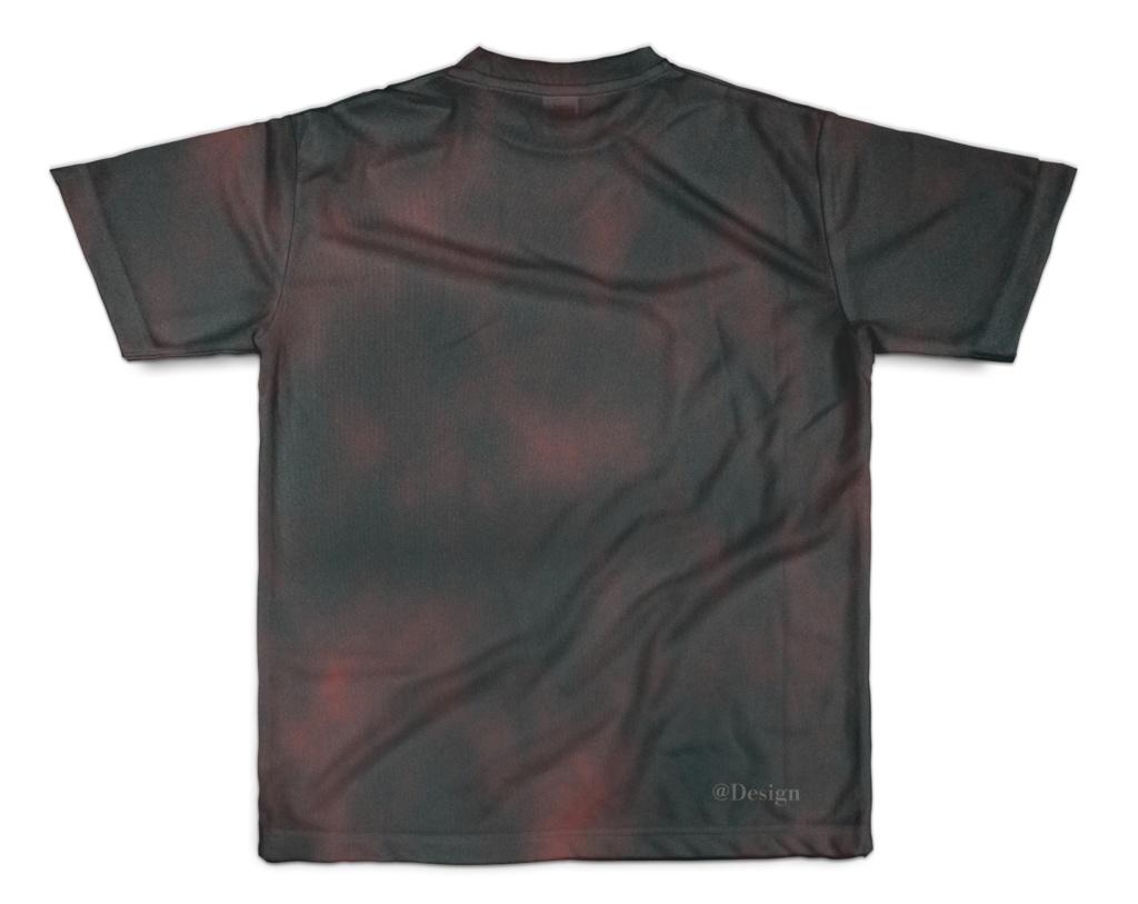 ムラ染風フルグラフィックTシャツ