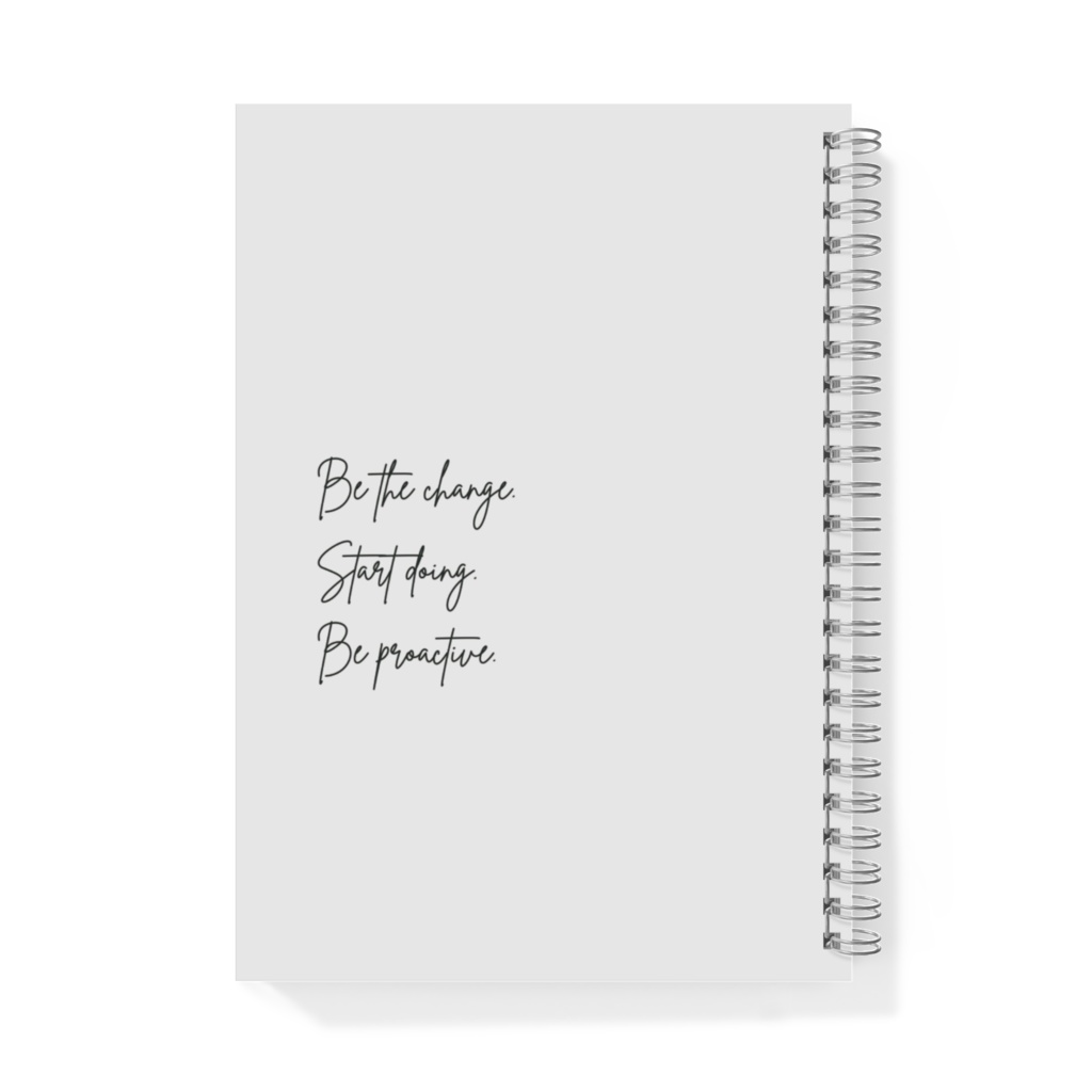 エレガントなノートブックローズゴールドA5サイズ