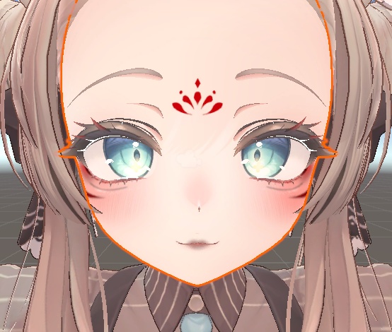 お狐風メイクーMake-up Texture(PNG)