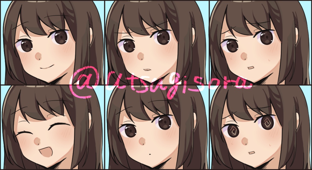 TRPG向け女学生立ち絵