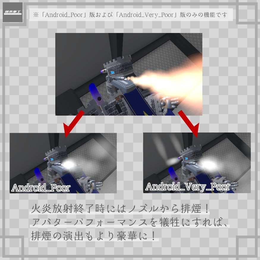 【無料】機甲城塞フォートドラゴン/Fort_Dragon【VRChat想定オリジナルアバター】