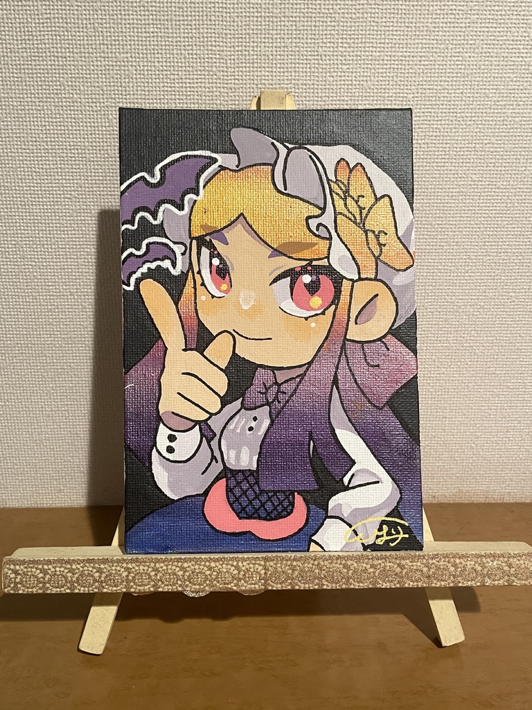 「悪戯な強気」キャンバスボード