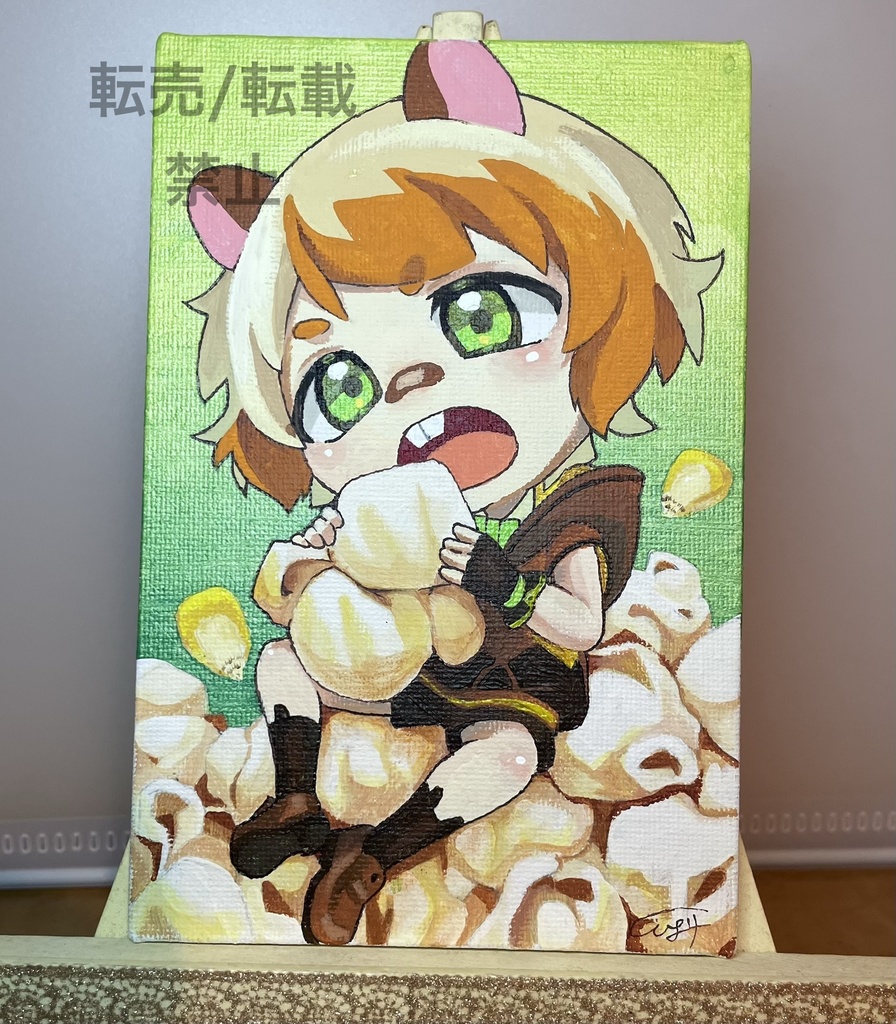 【ハムスターのたむちゃん】アナログ原画