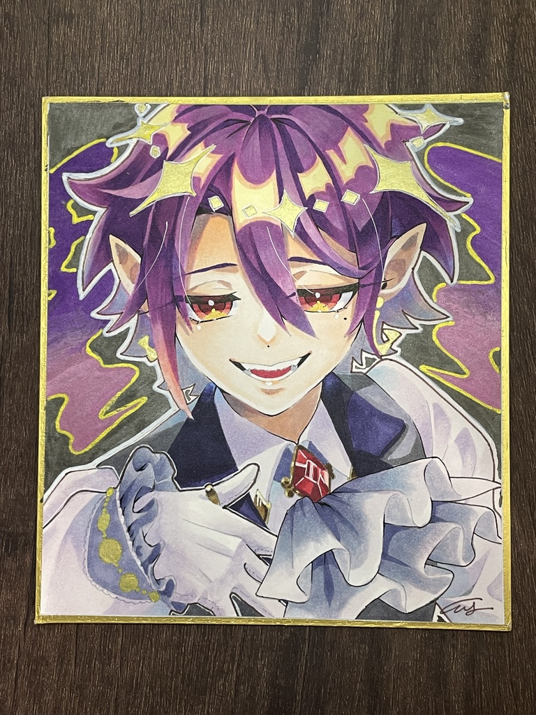 原画色紙【ミステリアス】