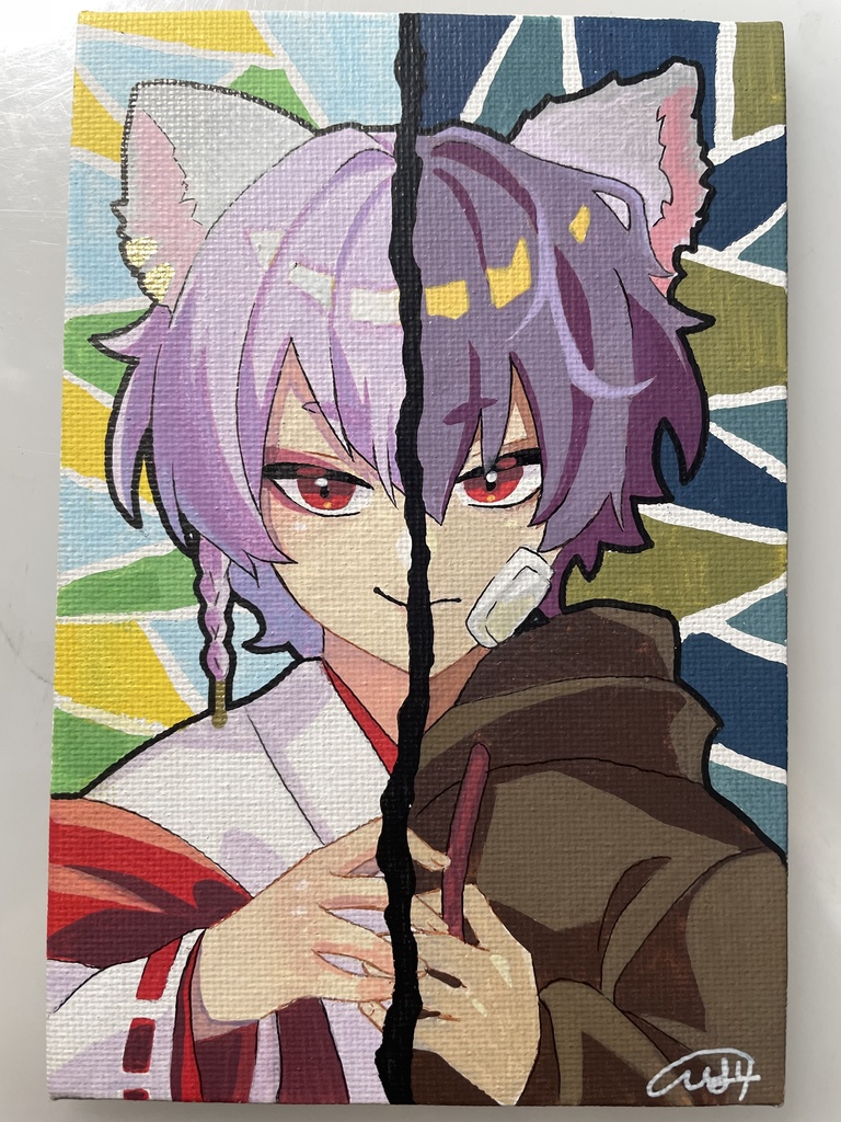 「生まれかわり」アナログ原画