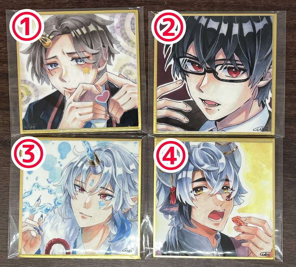 オリジナル複製豆色紙