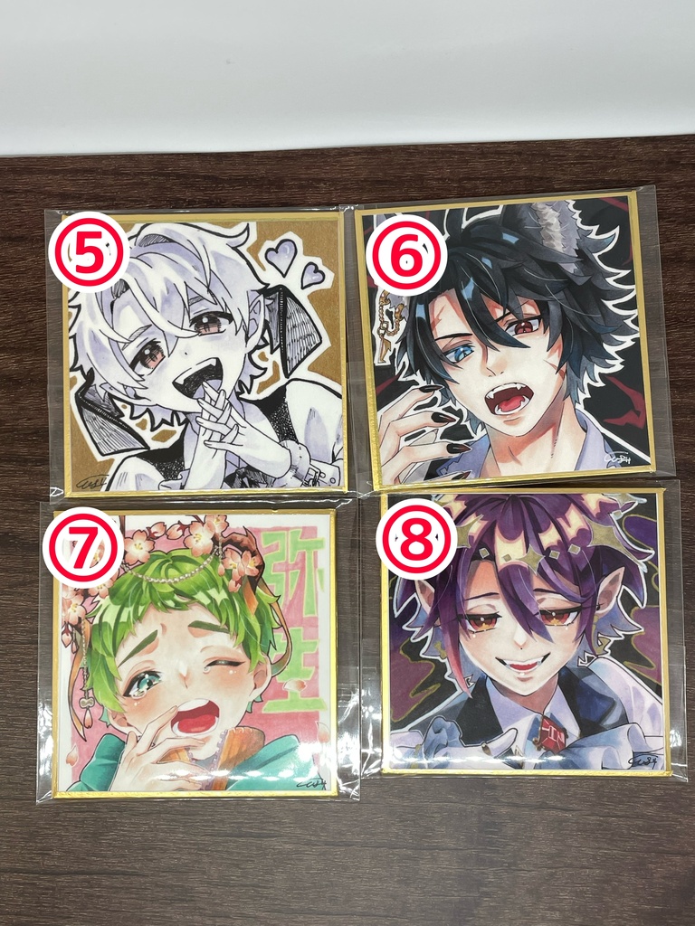オリジナル複製豆色紙