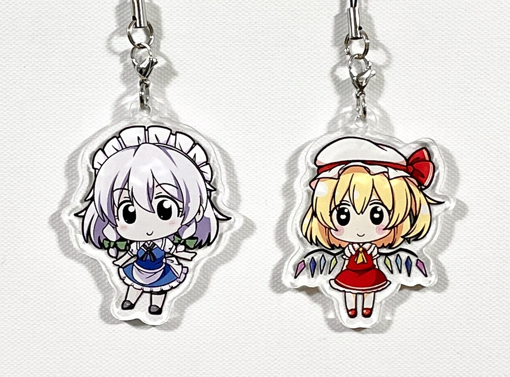 【フラン＆咲夜】東方projectアクリルキーホルダーセット