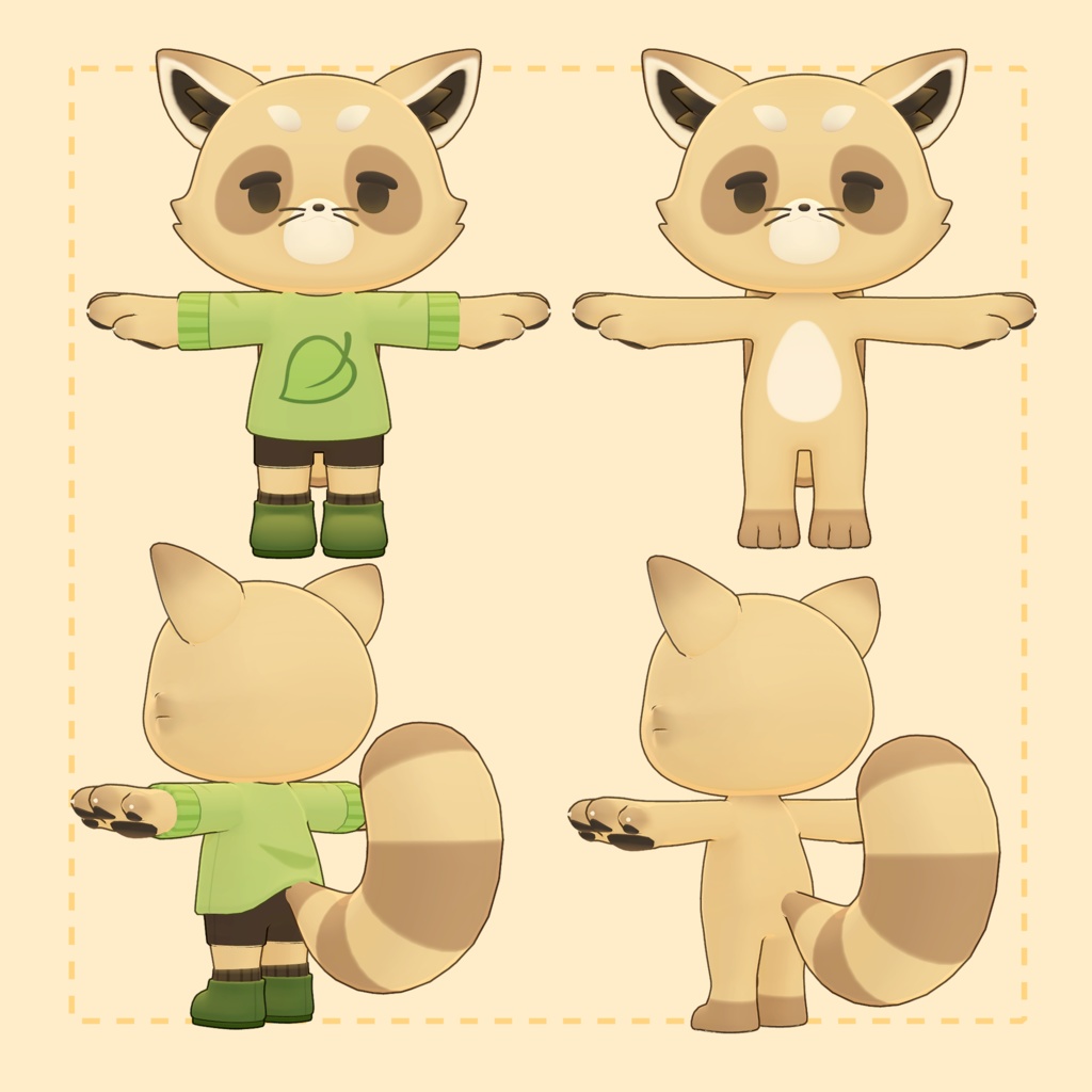 【VRM/Perfect Sync】オリジナル3Dモデル【-Tayone-】