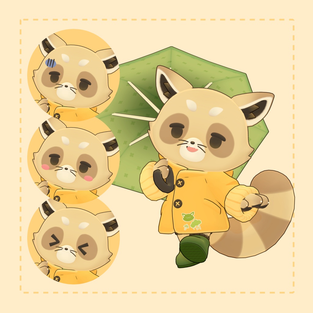 【VRM/Perfect Sync】オリジナル3Dモデル【-Tayone-】