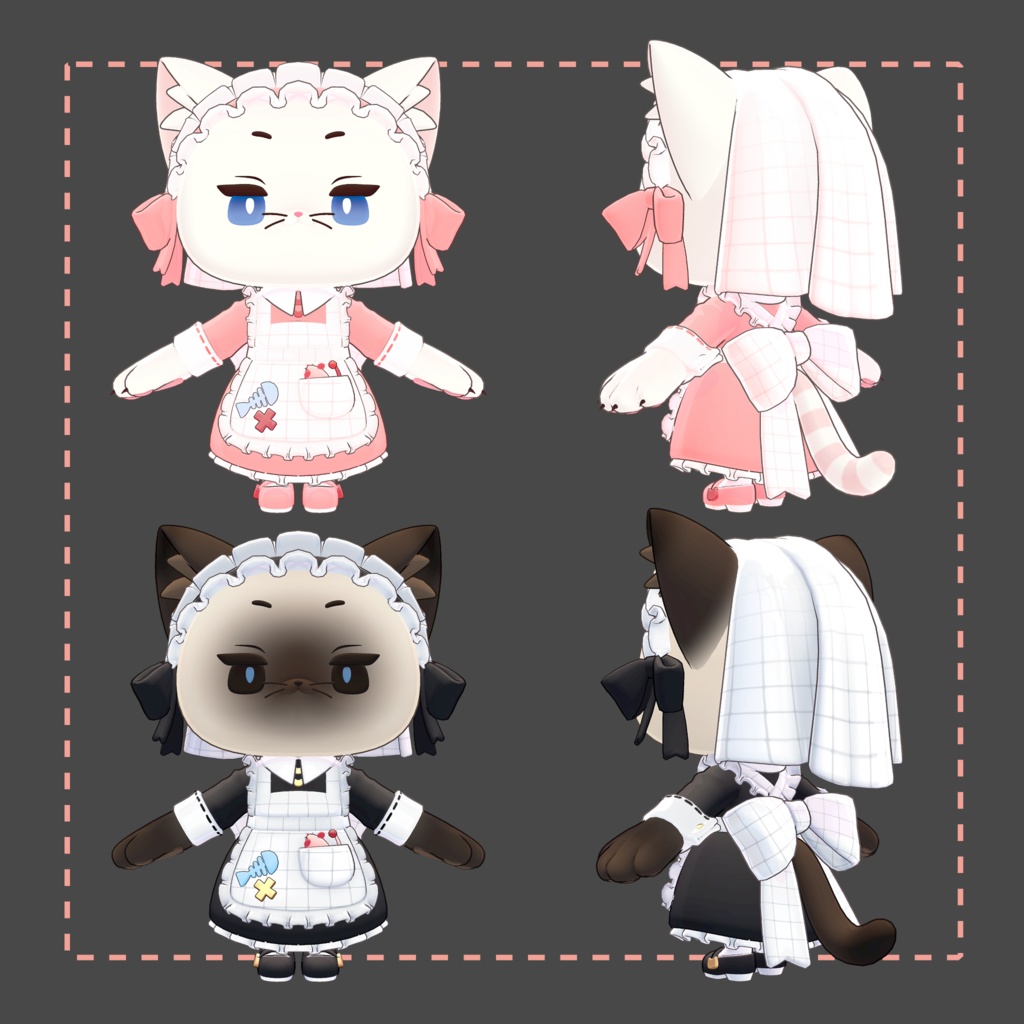 【VRM/Perfect Sync】オリジナル3Dモデル【-Nemuya-】