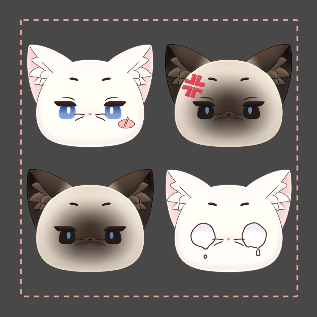 【VRM/Perfect Sync】オリジナル3Dモデル【-Nemuya-】