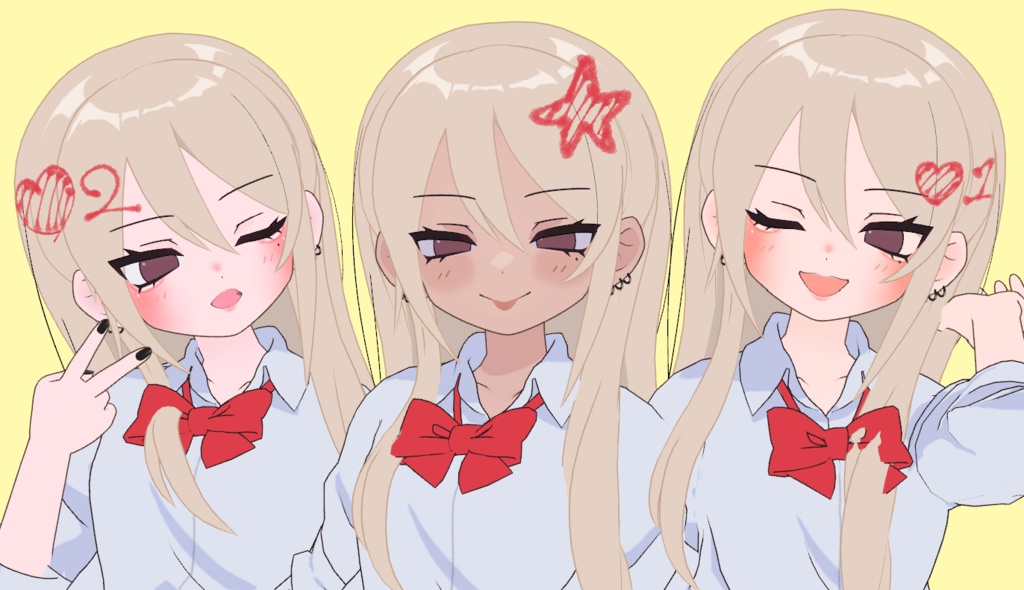 凪夜瑠璃-Nagiya Ruri_ Makeup&bodytexture